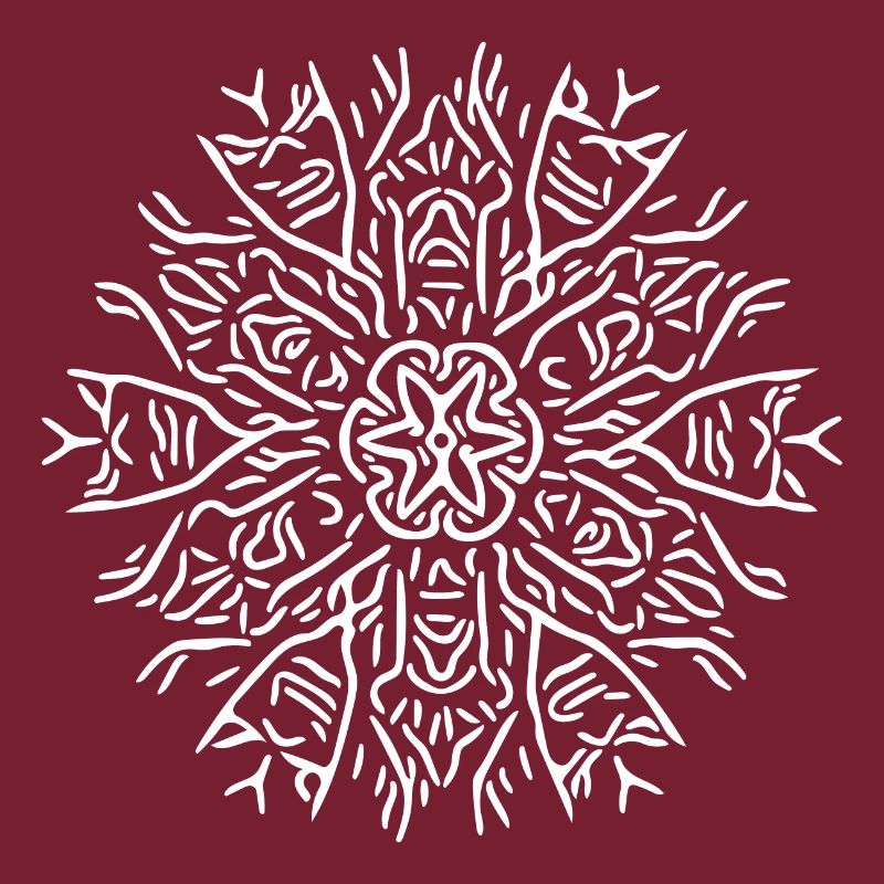 Mandala Flower Lines Abstract Shape Pattern