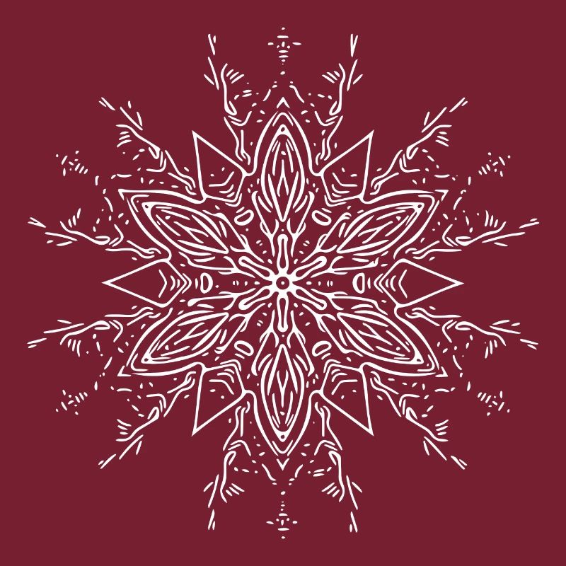 Mandala Flower Pattern Lines Forme abstraite