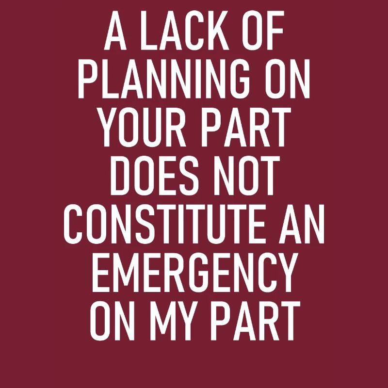 Constitute An Emergency Funny Graphic