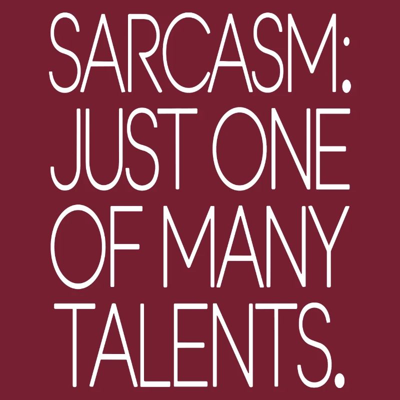 Sarkasmus Talent Statement Design