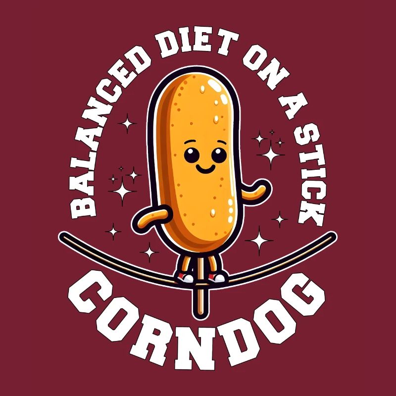 BALANCED DIET ON A STICK - CORNDOG