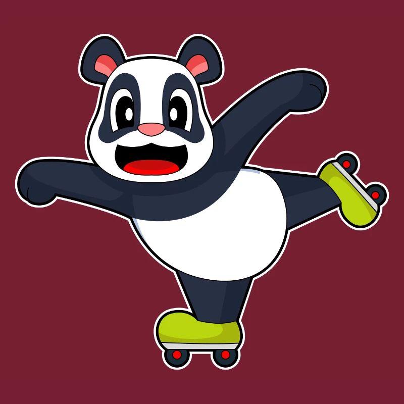 Panda Inline skating Rollschuhe