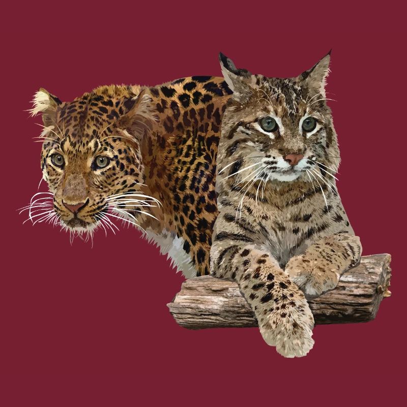 Leopard and lynx