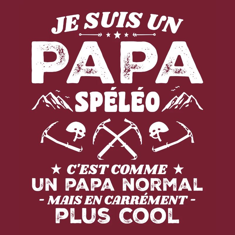 Cool caving dad