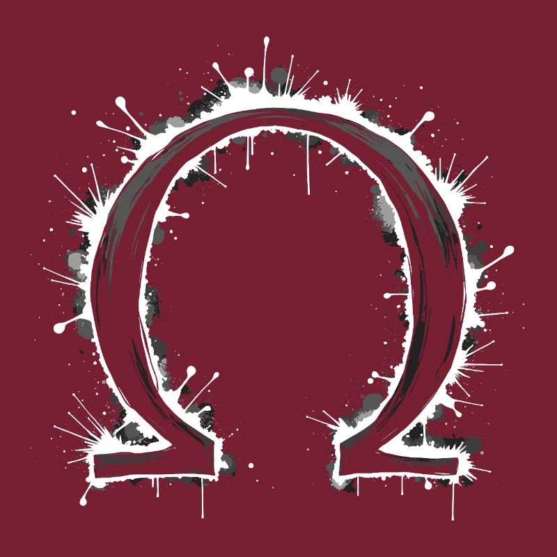 Omega Symbol Splash