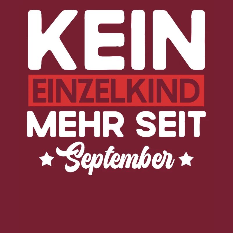 Kein Einzelkind Mehr Seit September Große