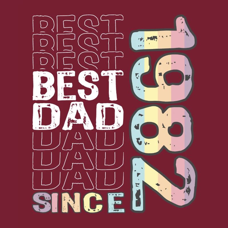 Bester Papa der Welt seit 1982 Vatertag