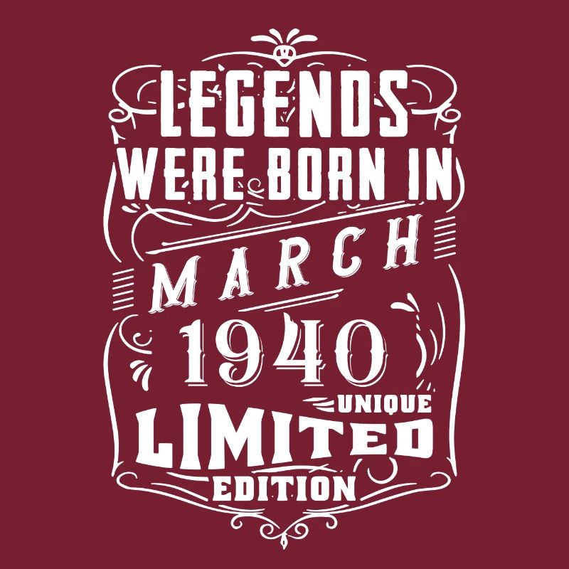 Anniversaire Mars 1940 Année Edition Limitée