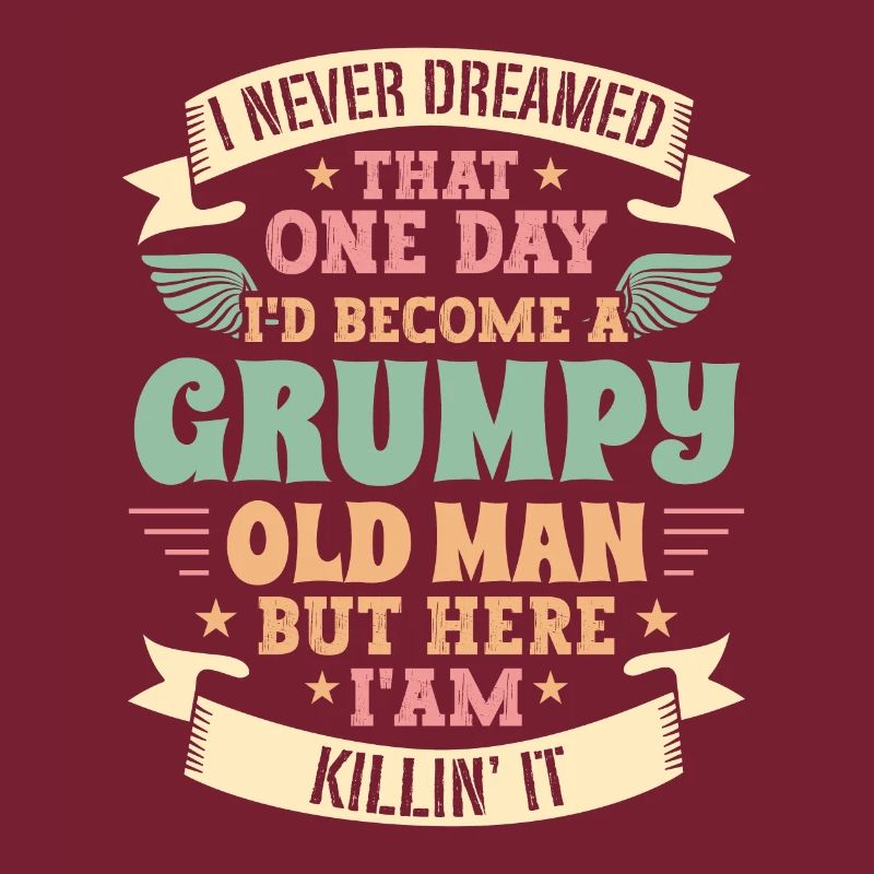 Opa Großvater Geschenkidee Become A Grumpy Old Man