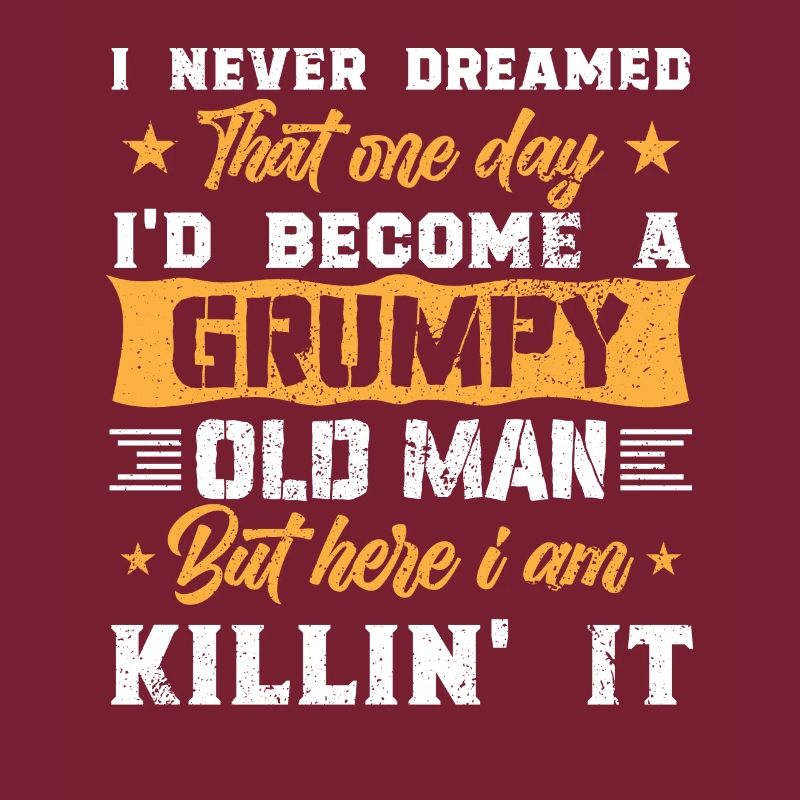 Opa Großvater Geschenkidee Become A Grumpy Old Man