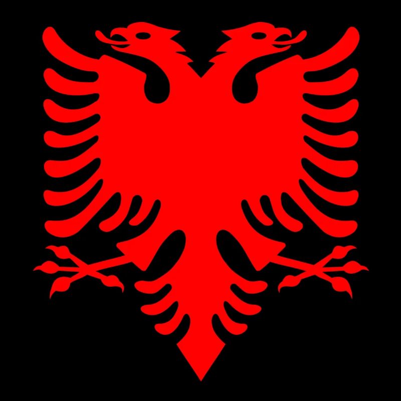red double-headed eagle Albanian Double Eagle