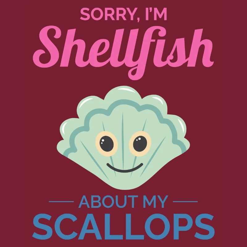 Scallop Seashells Collector Beachcomber Shellfish