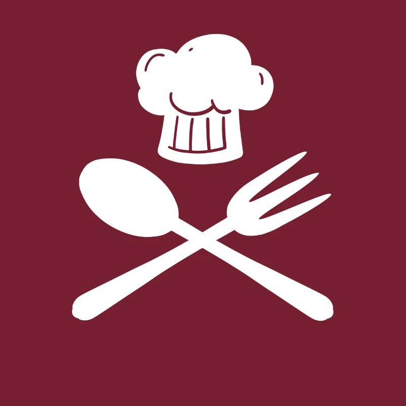Cooking hat hobby chef spoon fork cook