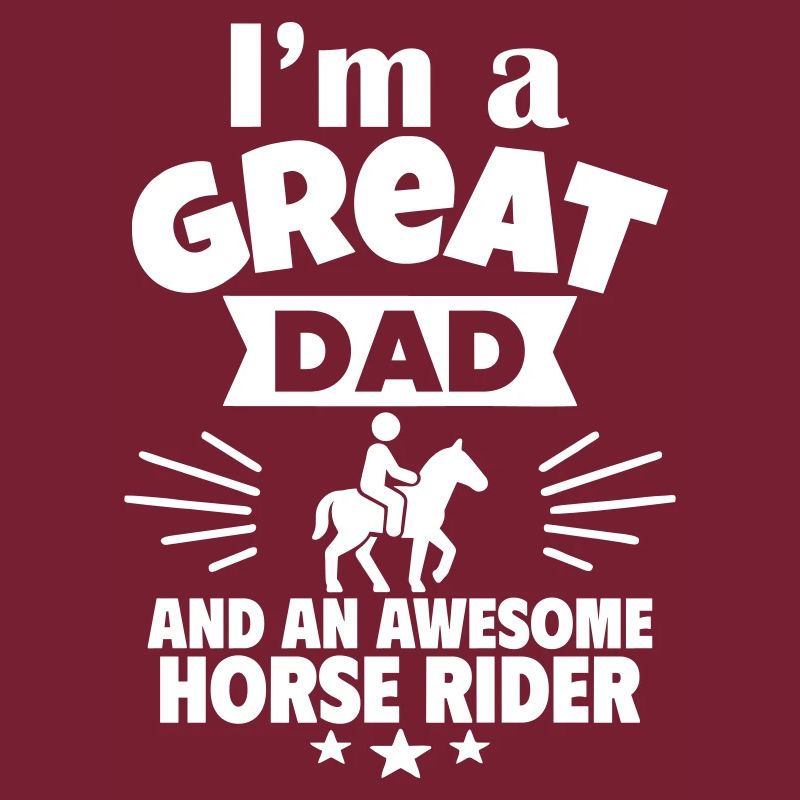 Ich bin ein toller Papa und ein starker Reiter