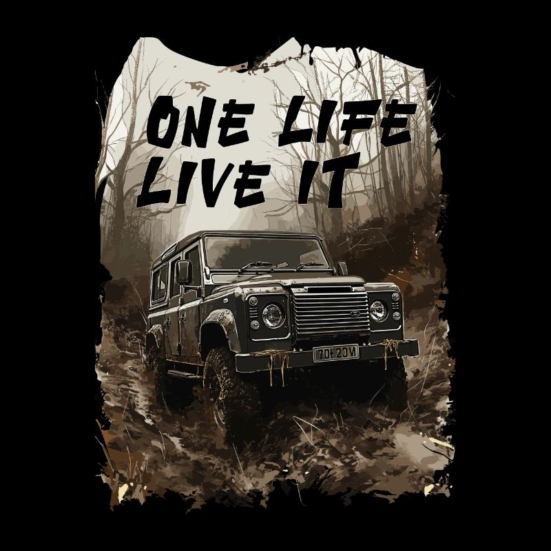 4x4 Offroad Onle Life Live It Defender