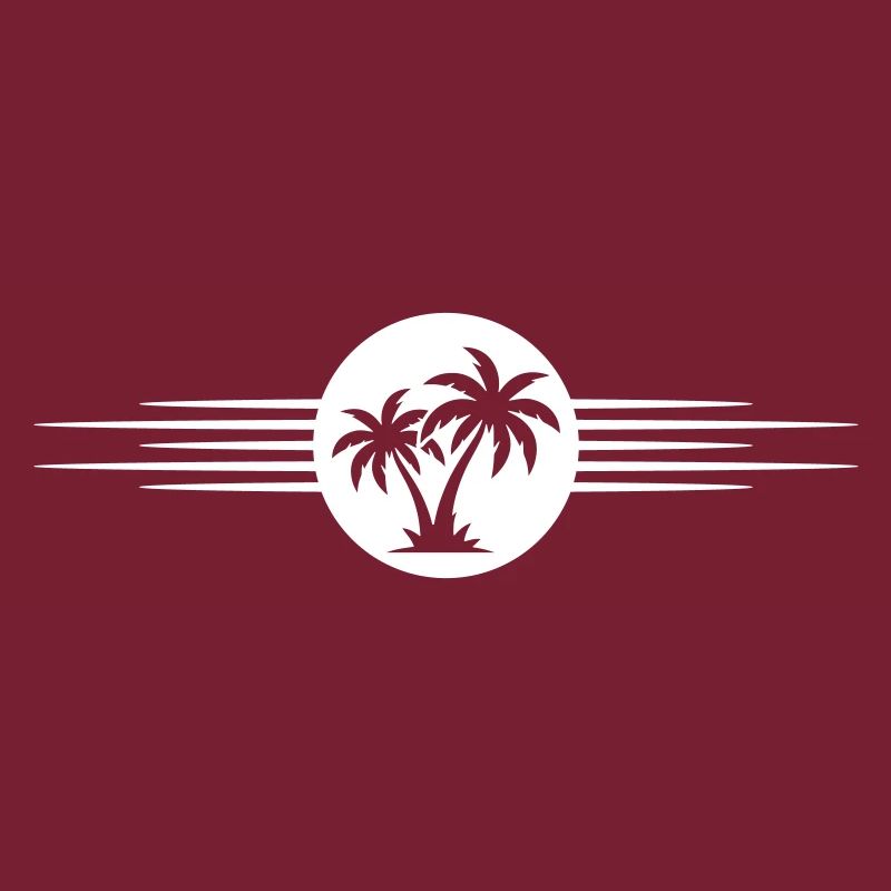 Palm Tree Symbol Island