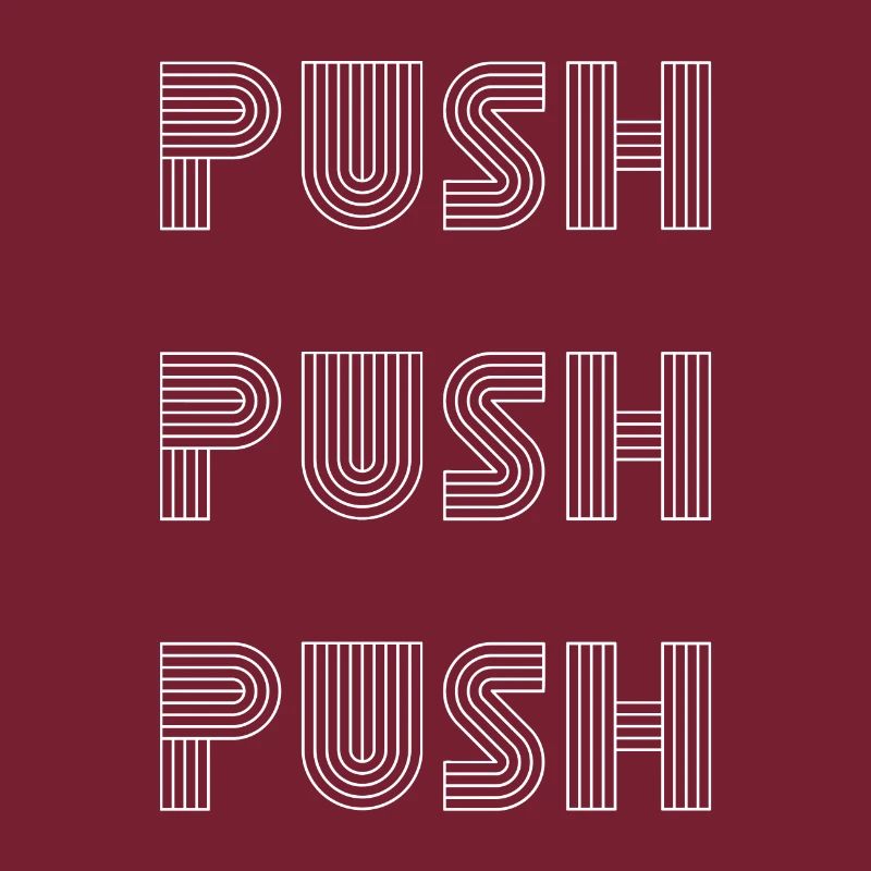 Schieben Schieben Schieben Motivierend