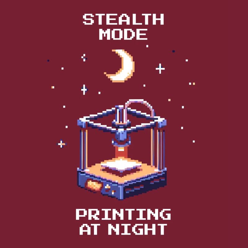 Stealth Mode: Night Printing | 3D Printing Print Bed