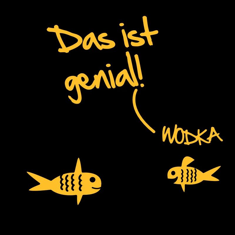 Goldfisch Wodka Design