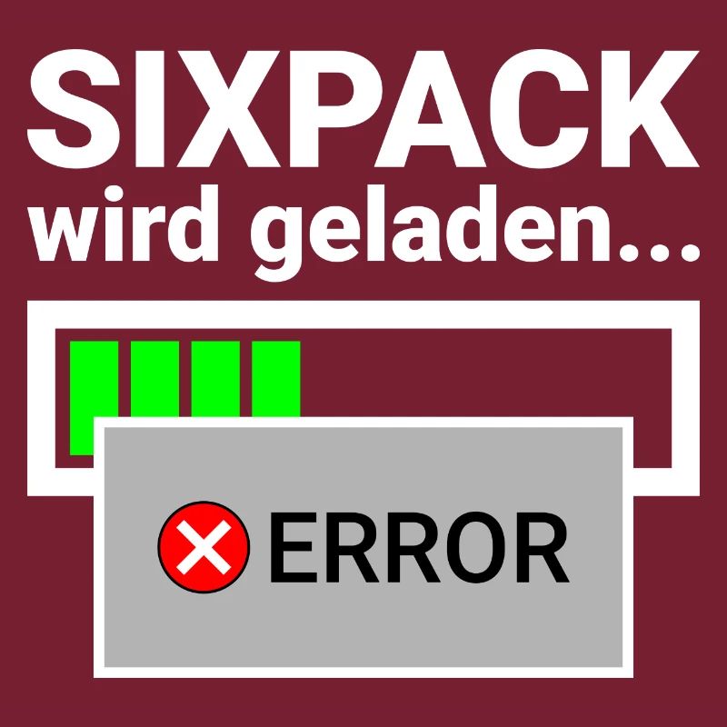 Bierbauch statt Sixpack für Computer Freaks Humor