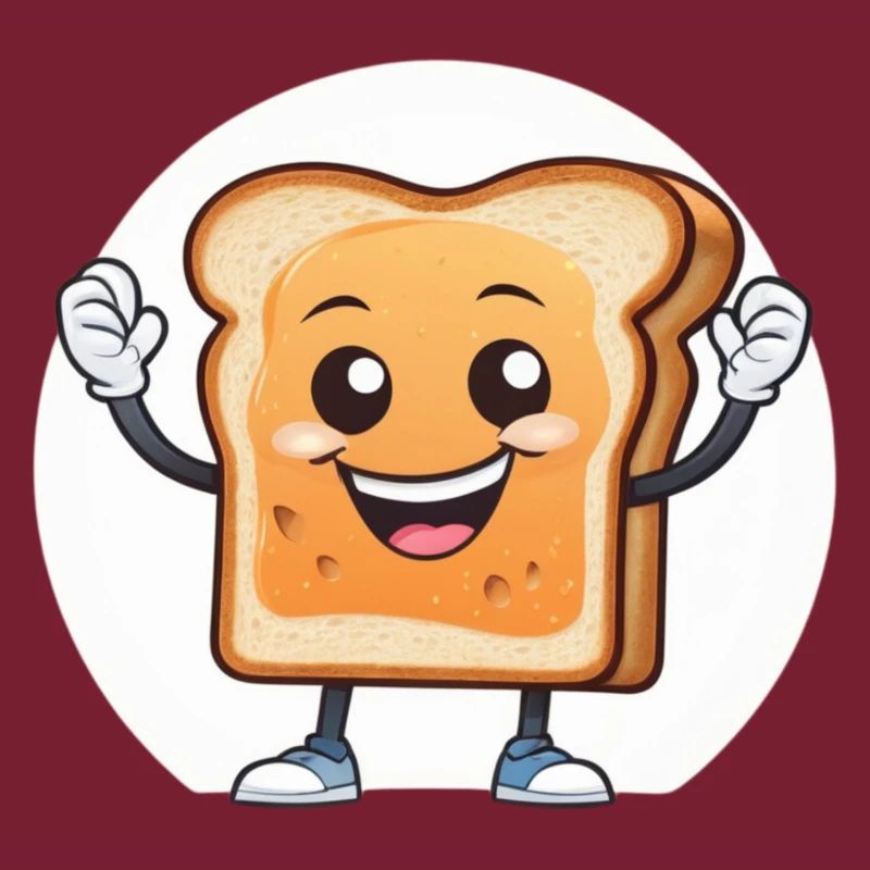 Glücklicher Toast