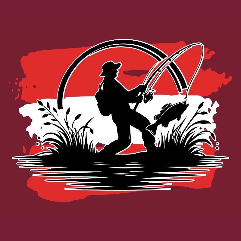Drapeau autrichien pêcheur