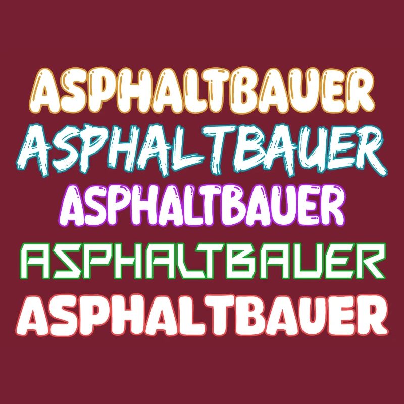 Constructeur d’asphalte comme métier
