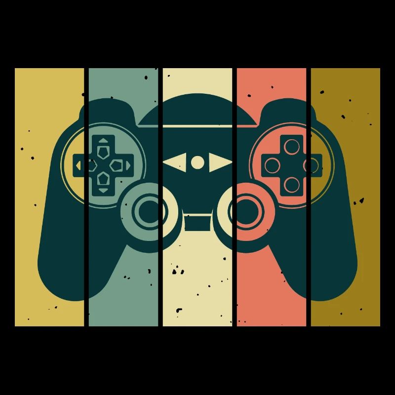 Vintage Retro Gaming Controller