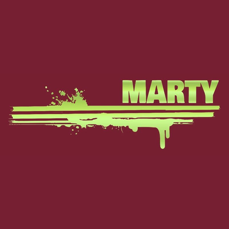 Marty als Farbklecks