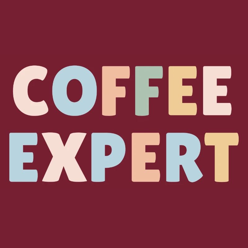 Coffee expert, colourful coffee lover gift
