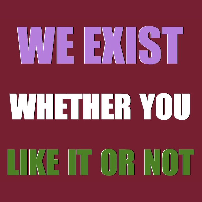 Nous existons - Genderqueer Flag