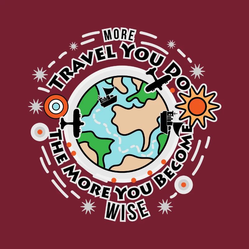 Plus vous voyagez, plus vous devenez sage citation