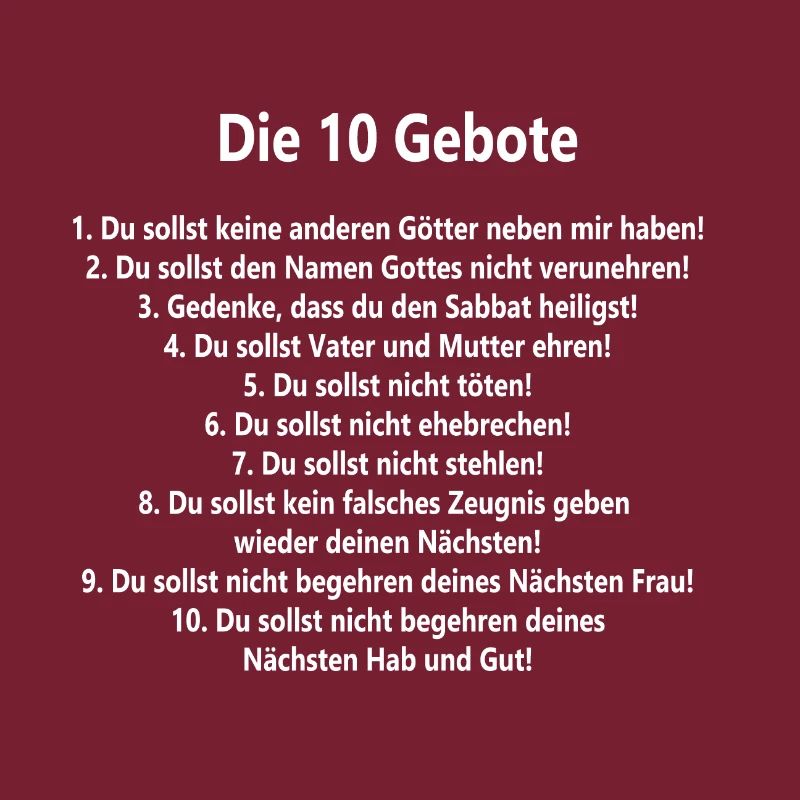 10 commandements