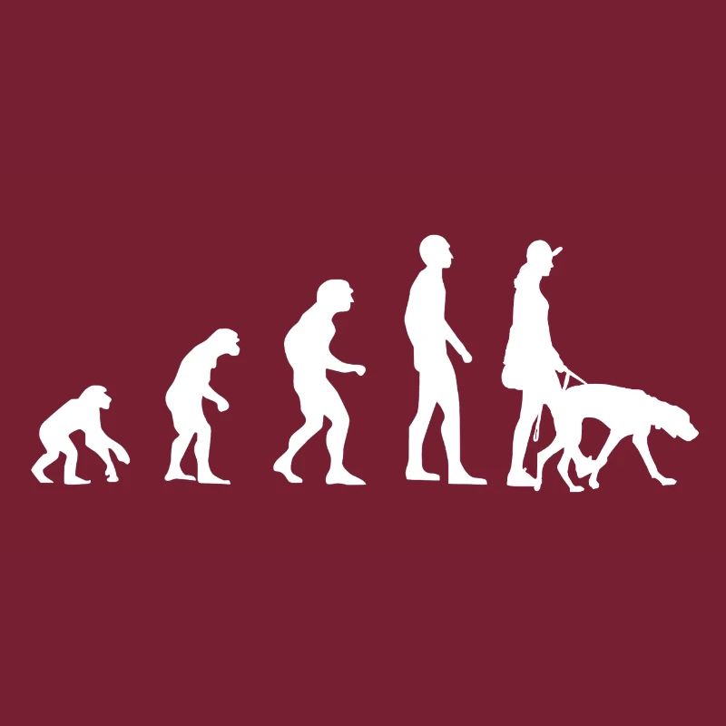 Evolution dog owner and dog