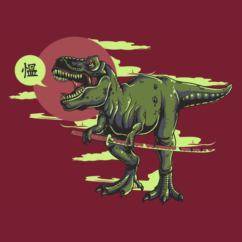 Samurai Rex Dinosaurier