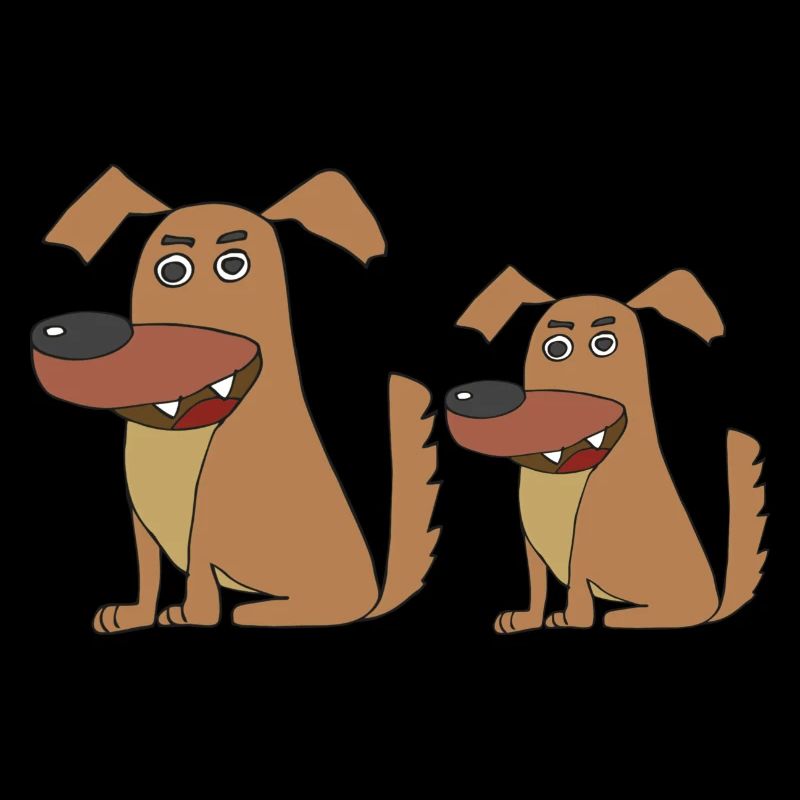 hund gross und klein