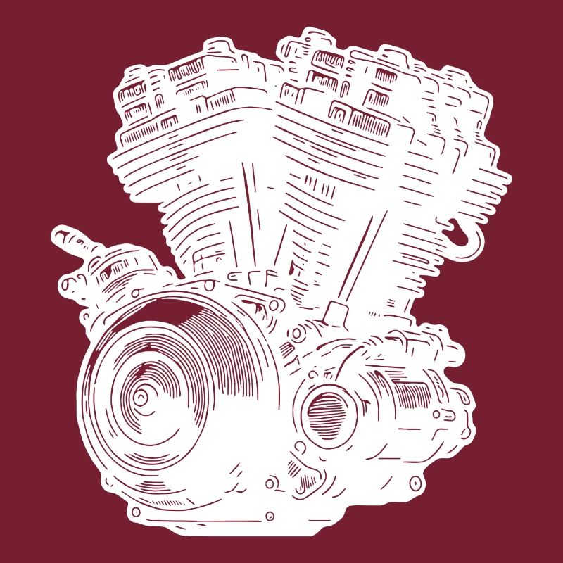 Motorcycle Engine Block Cylinder Fan Displacement Engine