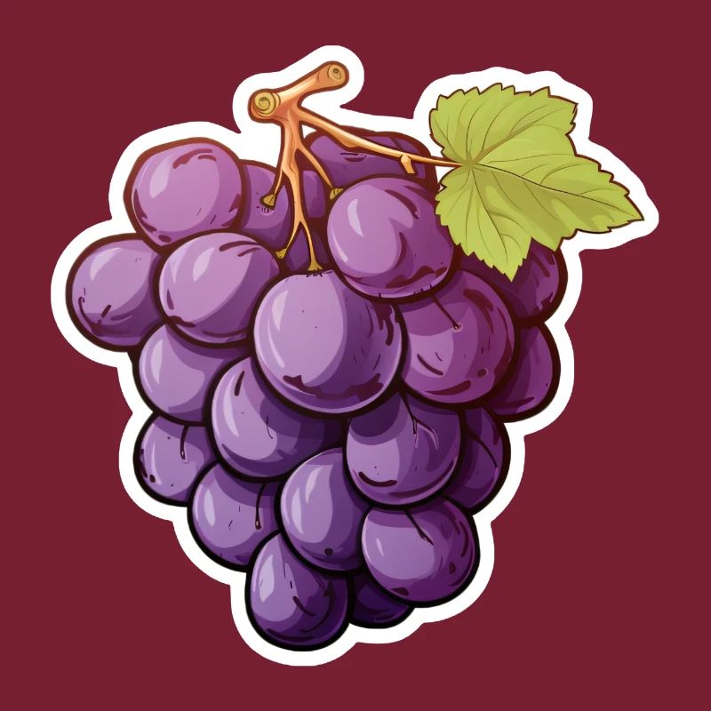 Weintraube oder dunkle Rebe