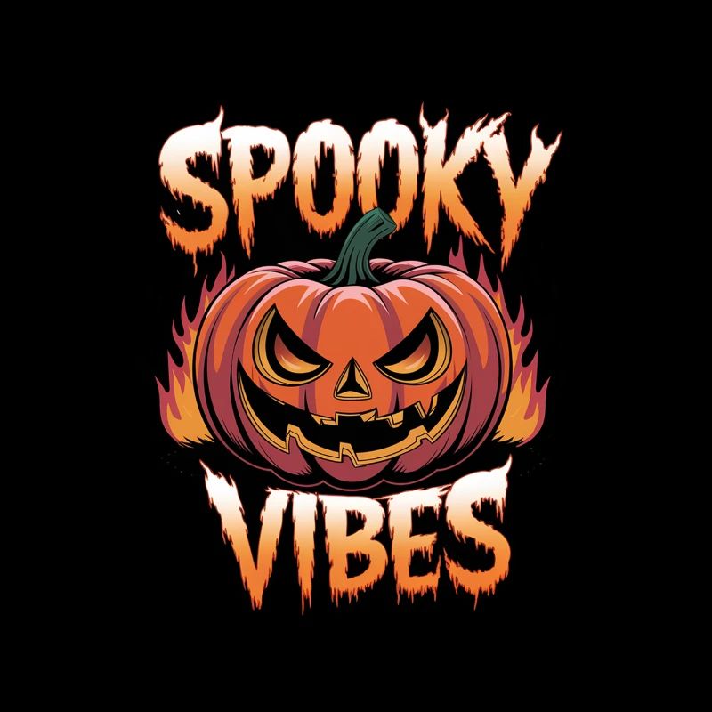 Gruselige Kürbislaterne – Spooky Vibes