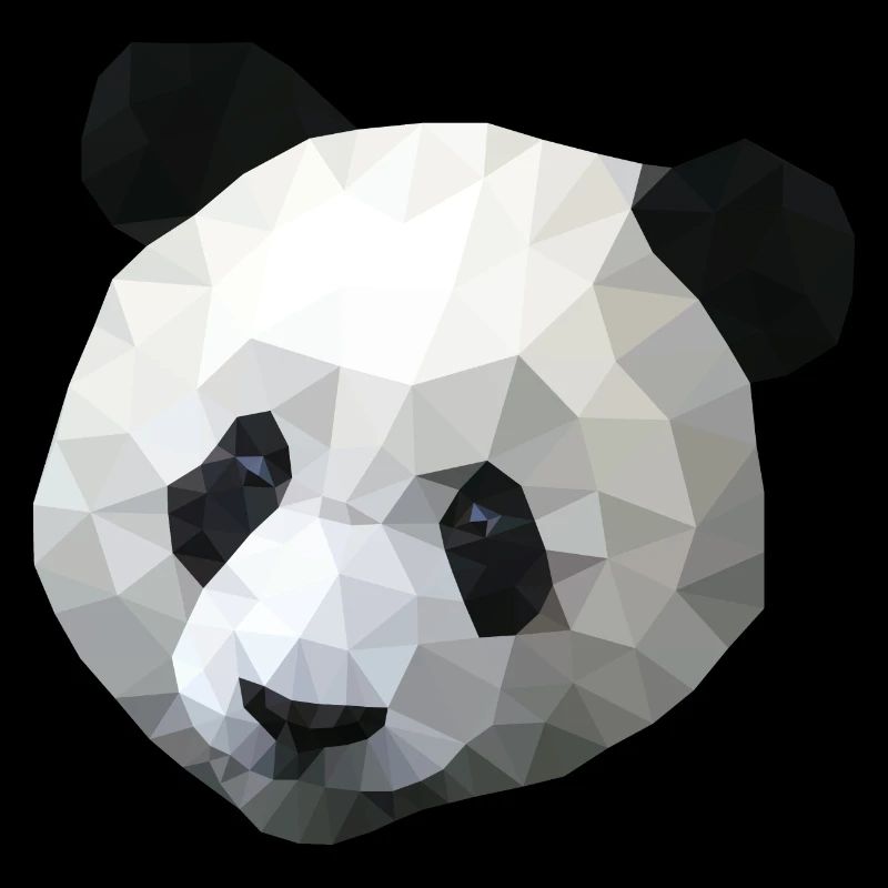 Panda polygone