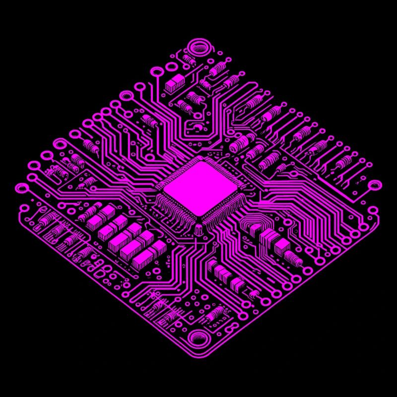 CPU anatomique et PCB - Cool Computer Scientists