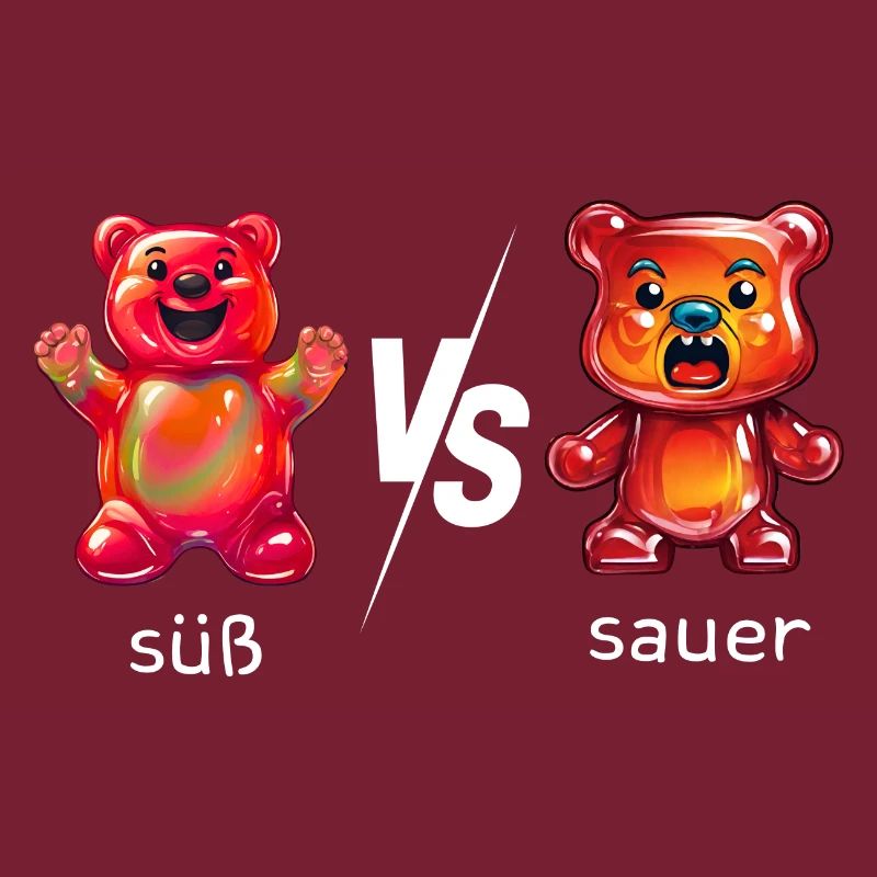 Süßes oder Saueres Gummibären