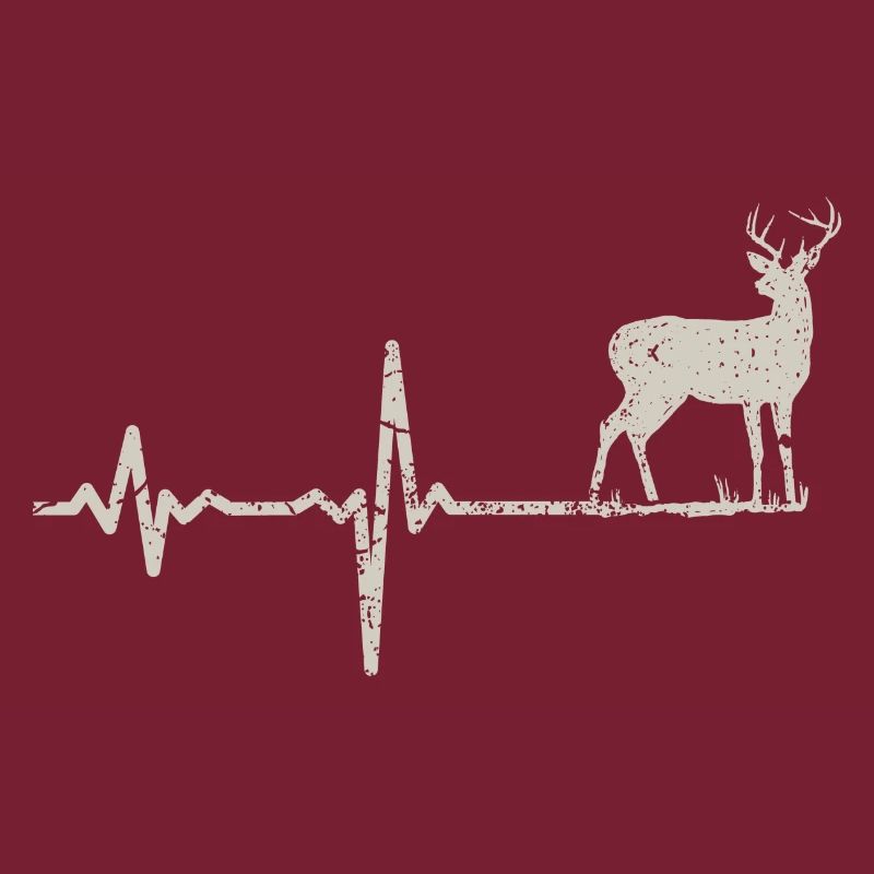 Gift heartbeat deer