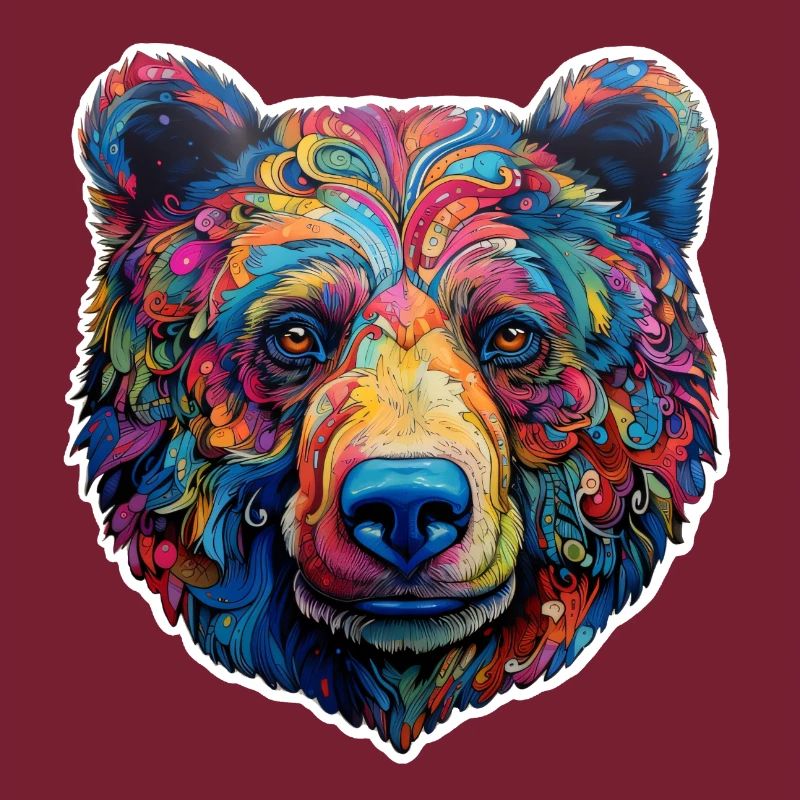 Bär psychedelisch
