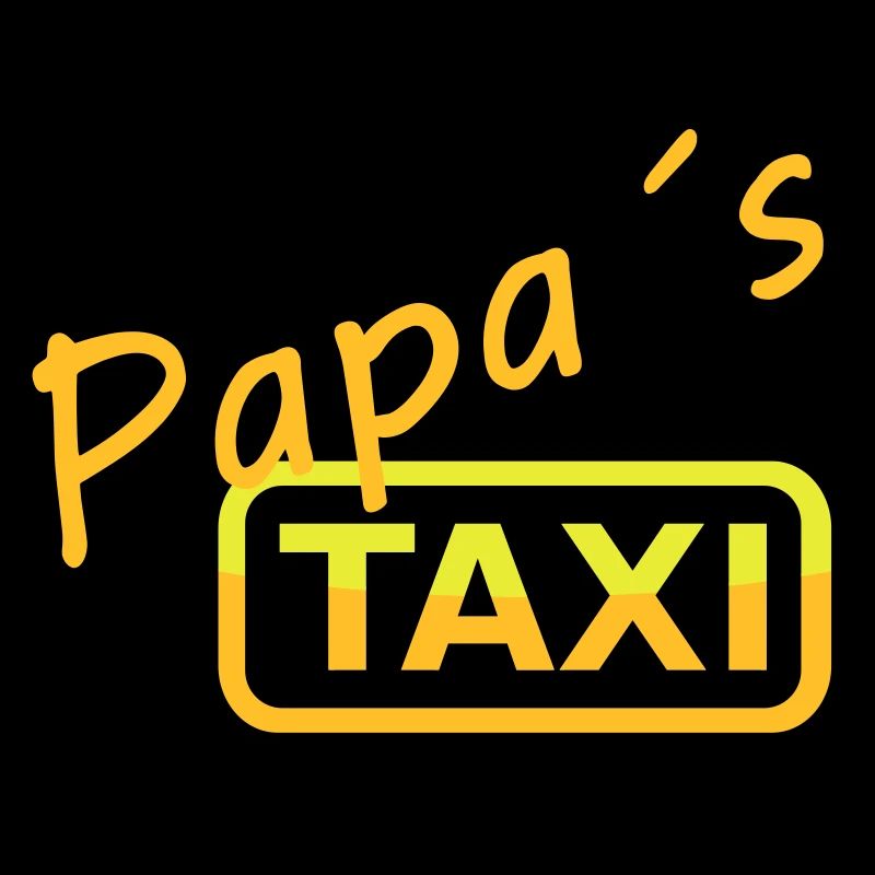 Humorvolles Papas Taxi Schild