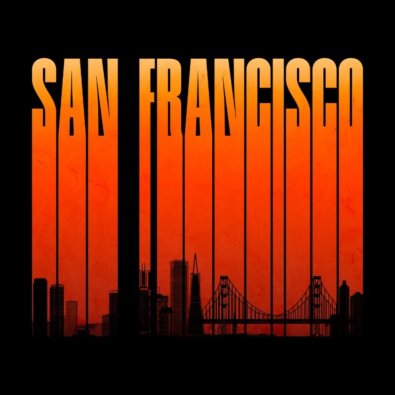 San Francisco Skyline Gradient