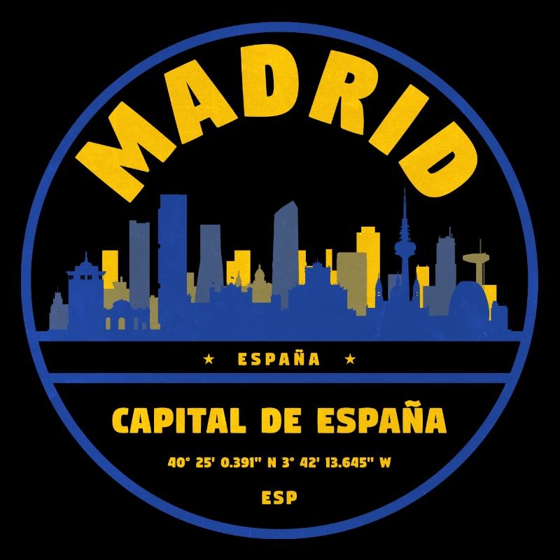 Emblème de la Skyline de Madrid – Capitale de l’Espagne