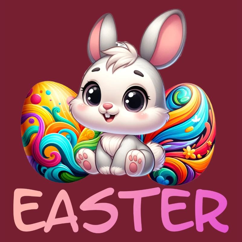 Easter Bunny with Easter Eggs