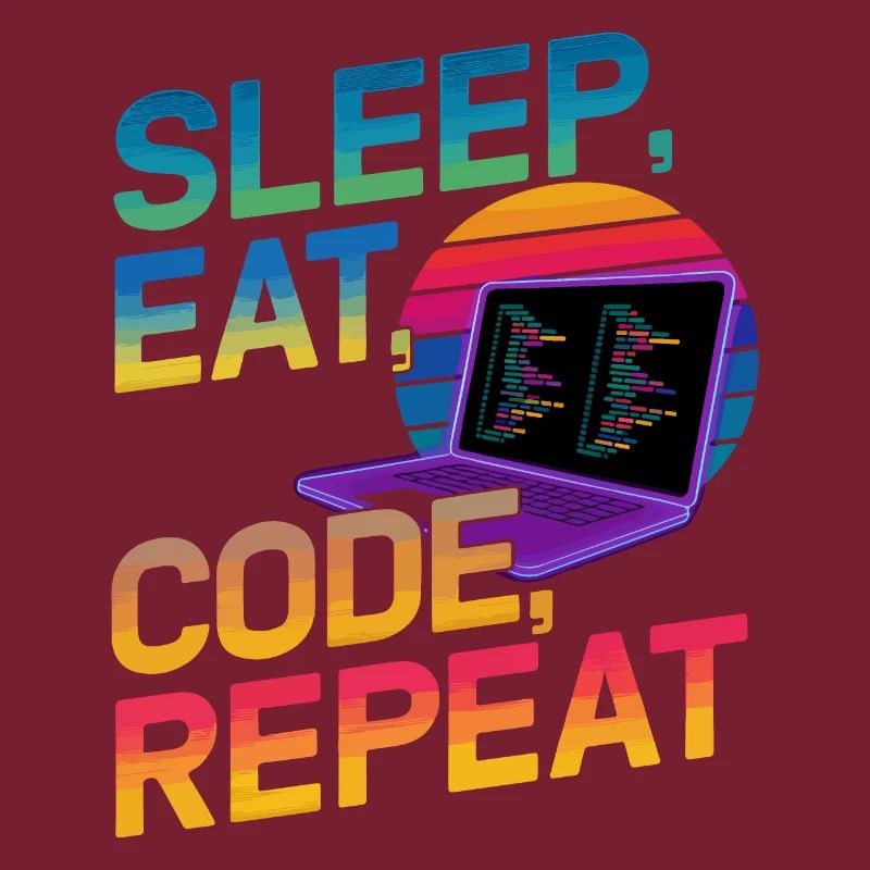 Sleep Eat Code Repeat Gift pour Coder