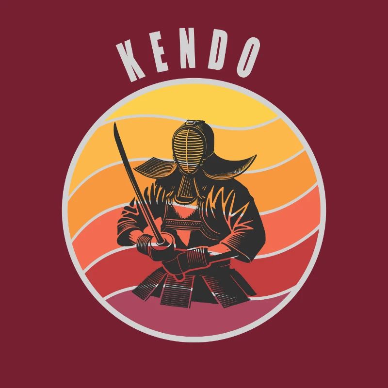 Retro Kendo Samurai Style